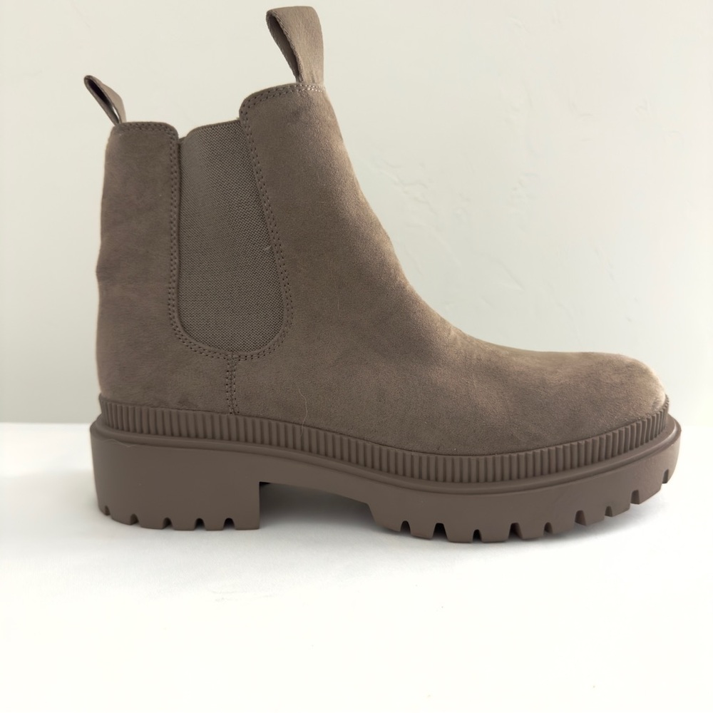 H&M Sueded Pull On Booties Sz 40 - Picture 2 of 12